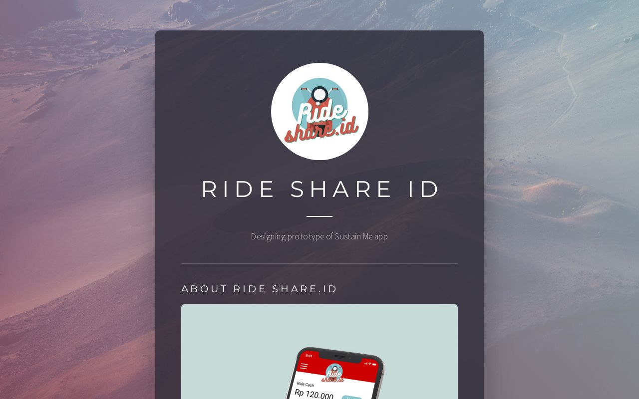 project ride share.id